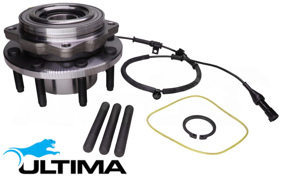 2 X FRONT WHEEL HUB & BEARING ASSEMBLY FOR FORD F-250 363 391 6.0L 6.4L V8 FOR 4D SINGLE REAR WHEELS