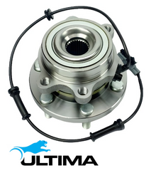 2 X ULTIMA FRONT WHEEL HUB AND BEARING ASSEMBLY TO SUIT NISSAN NAVARA NCUD40 VCUD40 YD25DDTI 2.5L I4