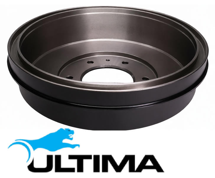ULTIMA REAR DRUM BRAKE SET TO SUIT MITSUBISHI TRITON ML 6G74 3.5L V6 SUITS RWD