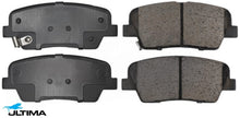 ULTIMA REAR BRAKE PAD SET TO SUIT HYUNDAI SANTA FE CM DM D4HB TURBO DIESEL 2.2L I4