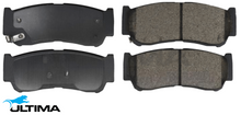 ULTIMA REAR BRAKE PAD SET TO SUIT HYUNDAI SANTA FE CM SM D4EA D4EB TURBO DIESEL 2.0L 2.2L I4