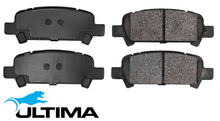 ULTIMA REAR BRAKE PAD SET TO SUIT SUBARU LIBERTY BE BH EJ201 EJ206 EJ208 EJ251 2.0L 2.5L F4