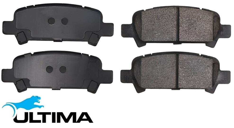 ULTIMA REAR BRAKE PAD SET TO SUIT SUBARU LEGACY BL BP EZ30D 3.0L F6