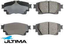 ULTIMA REAR BRAKE PAD SET TO SUIT TOYOTA M20A-FKS 2ZR-FXE A25A-FXS 1.8L 2.0L 2.5L I4