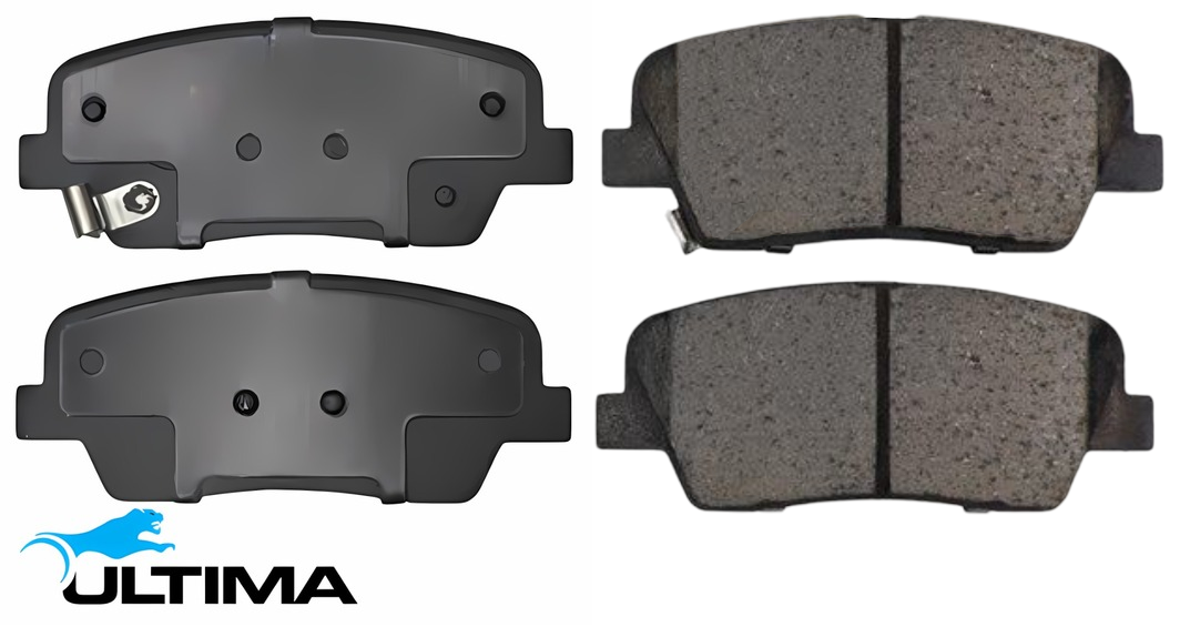 ULTIMA REAR BRAKE PAD SET TO SUIT SSANGYONG MUSSO Q200 Q215 Q261 D22DTR TURBO DIESEL 2.2L I4