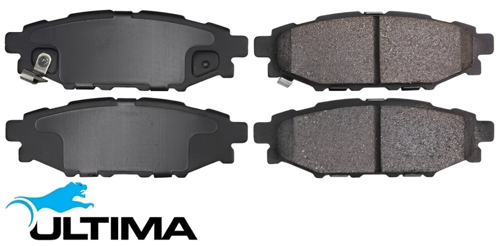 ULTIMA REAR BRAKE PADS TO SUIT SUBARU LEGACY BL BP EJ20 EJ202 EJ204 EJ252 EJ253 EE20 2.0L 2.5L F4