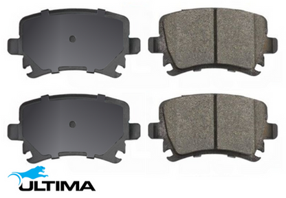 ULTIMA REAR BRAKE PAD SET TO SUIT VOLKSWAGEN BZB CDAA CJSA BJB BLS BKC BXE BGU BSE BTS TURBO DIESEL 1.6L 1.8L 1.9L I4