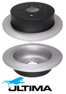 ULTIMA REAR SOLID DISC BRAKE ROTOR SET TO SUIT LEXUS 2GR-FE 3MZ-FE 3.3L 3.5L V6