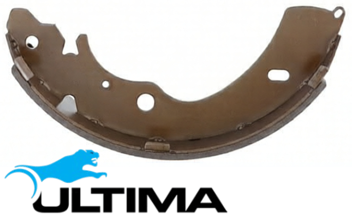 ULTIMA REAR BRAKE SHOE SET TO SUIT ISUZU D-MAX TFR 4JJ1-TCX 3.0L I4 EXCEPT SX SPACE CAB MODEL