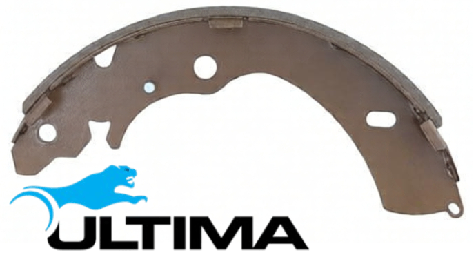 ULTIMA REAR BRAKE SHOE SET TO SUIT ISUZU D-MAX TFR 4JJ1-TCX 3.0L I4 EXCEPT SX SPACE CAB MODEL