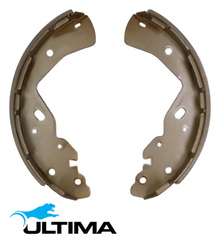 ULTIMA REAR BRAKE SHOE SET TO SUIT NISSAN NAVARA NP300 D23 QR25DE YD25DDTI 2.5L I4 SUITS 270MM DRUM