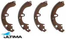 ULTIMA REAR BRAKE SHOE SET TO SUIT TOYOTA COROLLA AE112R 7A-FE 1.8L I4 SUITS MPFI
