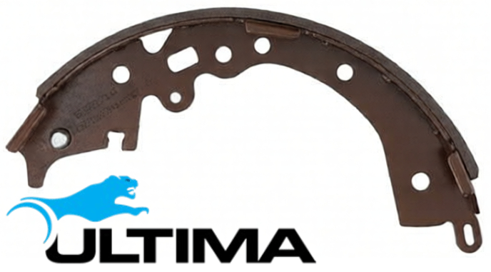 ULTIMA REAR BRAKE SHOE SET TO SUIT TOYOTA HILUX WORKMATE TGN121R 2TR-FE 2.7L I4