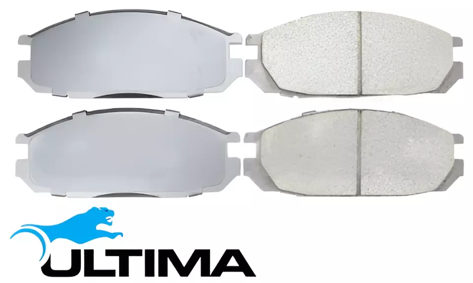 ULTIMA REAR CERAMIC BRAKE PAD SET TO SUIT NISSAN PATROL GQ TB42S 4.2L I6 EXCEPT UGY60 CHASSIS