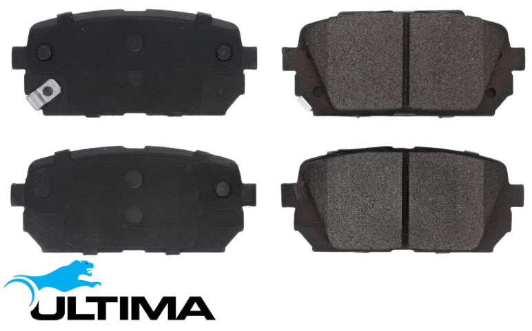 ULTIMA REAR CERAMIC BRAKE PAD SET TO SUIT HYUNDAI G4KJ G4NA D4HA TURBO DIESEL 2.0L 2.4L I4