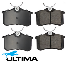 ULTIMA REAR BRAKE PAD SET TO SUIT SKODA FABIA NJ 5J CWV CHZB CHZC BNV TURBO DIESEL 1.0L 1.4L 1.6L I3