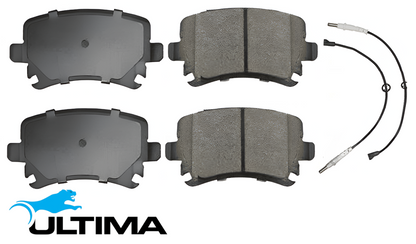 ULTIMA REAR BRAKE PAD SET TO SUIT SKODA SUPERB 3T CDVA 3.6 V6