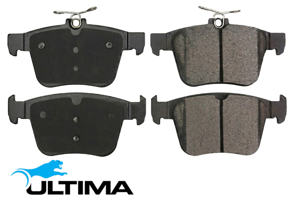 ULTIMA REAR BRAKE PAD SET TO SUIT VOLKSWAGEN TIGUAN AD.1 CHHB CZDA CZEA CZPA DFHA DFGA TURBO DIESEL 1.4L 2.0L I4