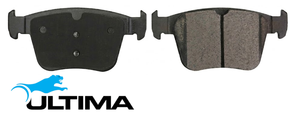 ULTIMA REAR BRAKE PAD SET TO SUIT VOLKSWAGEN TIGUAN AD.1 CHHB CZDA CZEA CZPA DFHA DFGA TURBO DIESEL 1.4L 2.0L I4