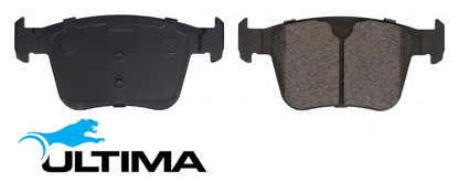 ULTIMA REAR BRAKE PAD SET TO SUIT VOLKSWAGEN GOLF MK.7 CLHA CRBC DCYA DDYA DGCA DJHA DJHB TURBO DIESEL 1.6L 2.0L I4