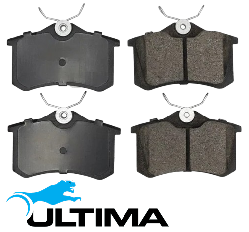 ULTIMA REAR BRAKE PAD SET TO SUIT MG ZS SGE TURBO 1.0L I3