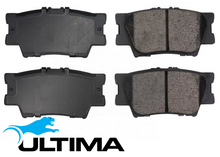 ULTIMA REAR BRAKE PAD SET TO SUIT TOYOTA 2AZ-FE 2AR-FE 3ZR-FE 2AD-FTV 2AD-FHV 2.0L 2.2L 2.4L 2.5L I4