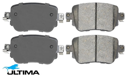 ULTIMA REAR BRAKE PAD SET TO SUIT VOLKSWAGEN CZCB CYVC CFHC DFSD CZPC 1.2L 1.4L 2.0L I4