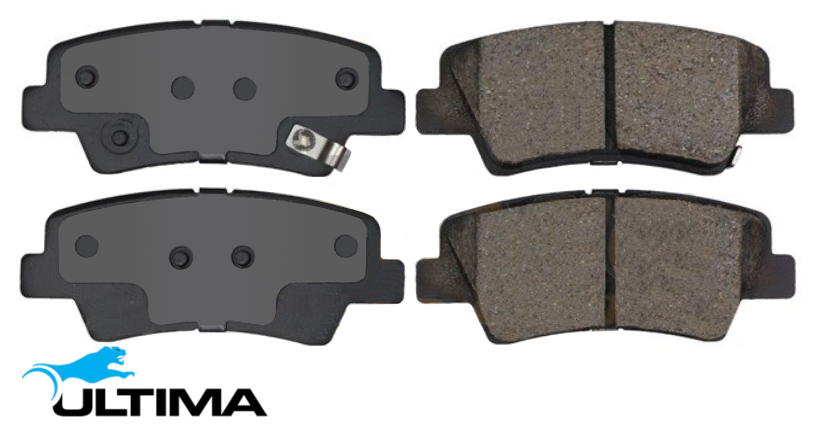 ULTIMA REAR BRAKE PAD SET TO SUIT HYUNDAI ELANTRA MD AD G4NB G4NA G4FJ TURBO 1.6L 1.8L 2.0L I4