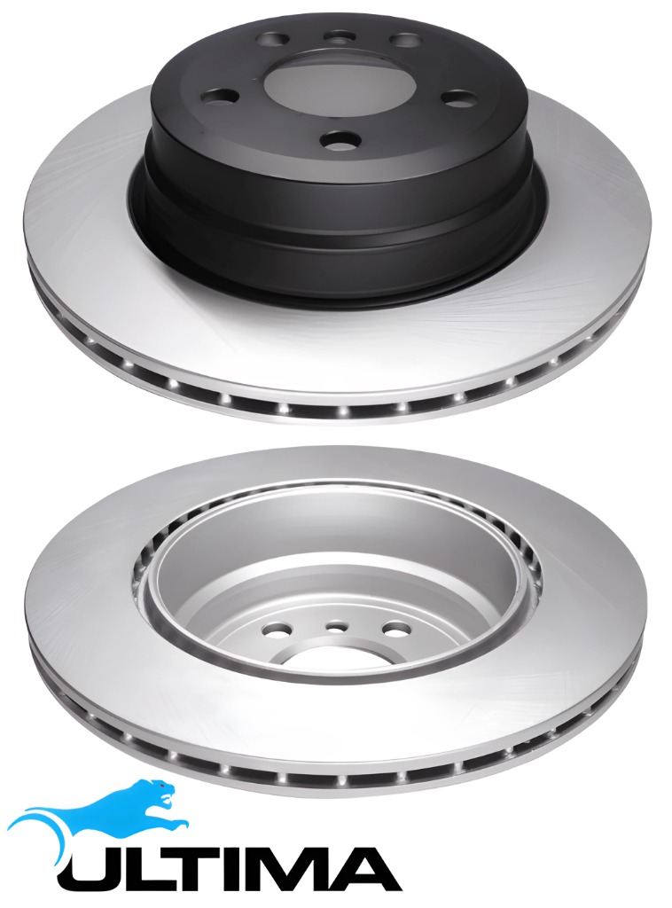 ULTIMA REAR VENTED DISC BRAKE ROTORS FOR BMW X SERIES X5 N47D20D TWIN TURBO DIESEL 2.0L I4 OD 320MM