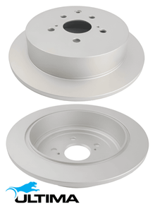 ULTIMA REAR SOLID DISC BRAKE ROTOR SET TO SUIT LEXUS RX350 GGL10R GGL15R 2GR-FE 3.5L V6 OD 309MM