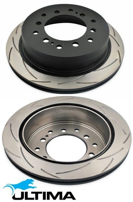 ULTIMA REAR DISC BRAKE ROTOR SET TO SUIT TOYOTA PRADO TRJ120R 2TR-FE 2.7L I4