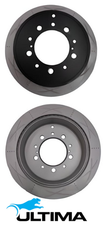 ULTIMA REAR DISC BRAKE ROTOR SET TO SUIT TOYOTA LANDCRUISER URJ202R 1UR-FE 4.6L V8