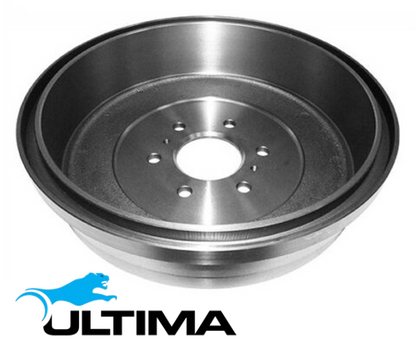 ULTIMA REAR DRUM BRAKE SET TO SUIT NISSAN NAVARA D40 YD25DDTI TURBO DIESEL 2.5L I4 FROM 01/2007
