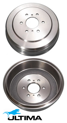 ULTIMA REAR DRUM BRAKE SET TO SUIT NISSAN NAVARA NP300 D23 QR25DE YD25DDTI 2.5L I4 ID 270MM
