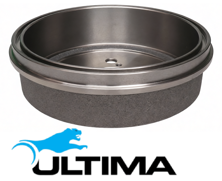 ULTIMA REAR DRUM BRAKE SET TO SUIT TOYOTA COROLLA AE111R 4A-FE 1.6L I4 HATCHBACK & COUPE