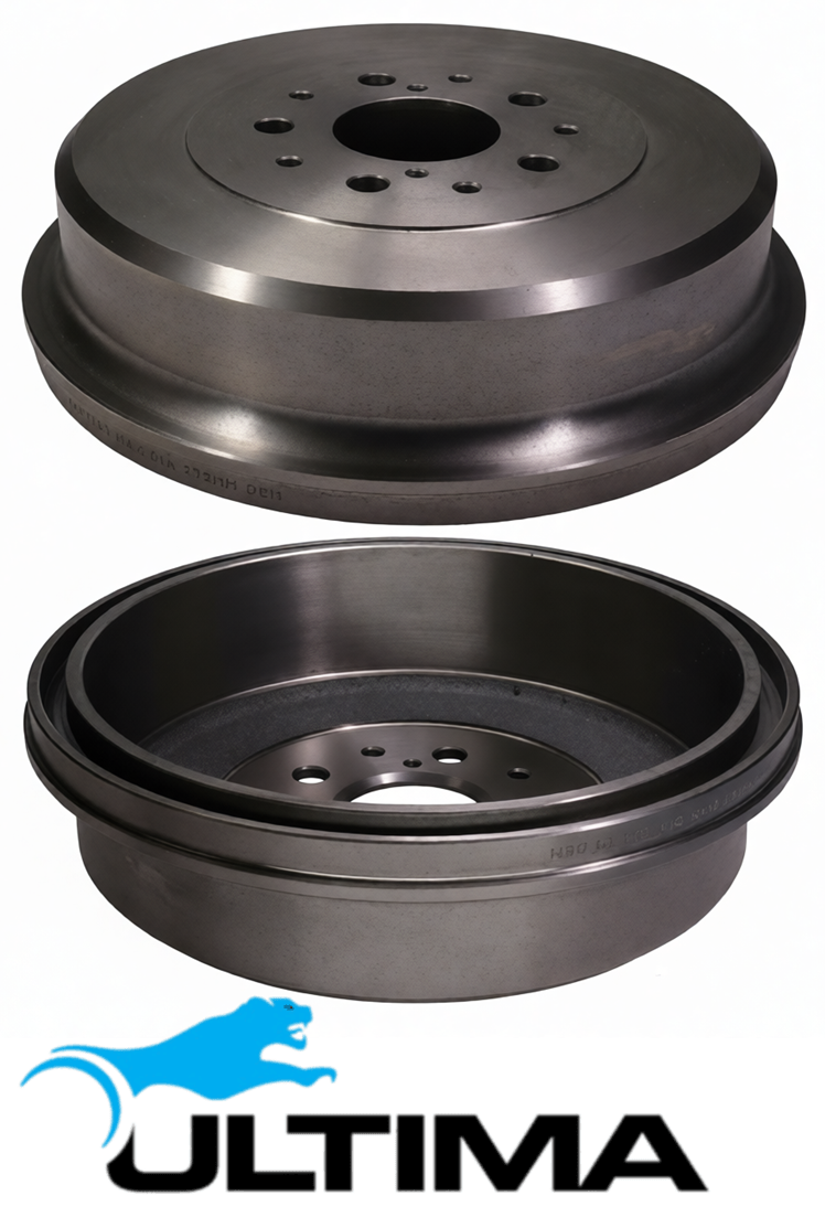 ULTIMA REAR DRUM BRAKE SET TO SUIT TOYOTA HILUX RZN149R 3RZ-FE 2.7L I4