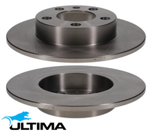 ULTIMA REAR SOLID DISC BRAKE ROTOR SET TO SUIT AUDI A1 GB DADA TURBO 1.5L I4 OD 232MM