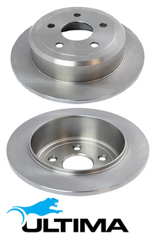ULTIMA REAR SOLID DISC BRAKE ROTOR SET TO SUIT DODGE NITRO KA EKG 3.7L V6 TO 08/2008 SXT MODEL ONLY