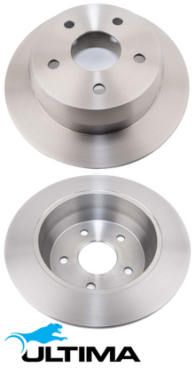 ULTIMA REAR SOLID DISC BRAKE ROTOR SET TO SUIT JEEP GRAND CHEROKEE WG ERH 4.0L I6 OD 305MM
