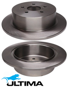 ULTIMA REAR SOLID DISC BRAKE ROTORS FOR SUBARU LEGACY BL EJ253 2.5L F4 EXCEPT 131KW MODELS OD 274MM