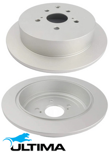 ULTIMA REAR SOLID DISC BRAKE ROTORS TO SUIT TOYOTA HIGHLANDER GSU55R 2GR-FE 2GR-FKS 3.5L V6 OD 309MM