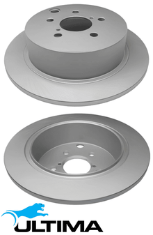 ULTIMA REAR SOLID DISC BRAKE ROTOR SET TO SUIT SUBARU FORESTER SJ FA20E TURBO 2.0L F4 OD 273MM