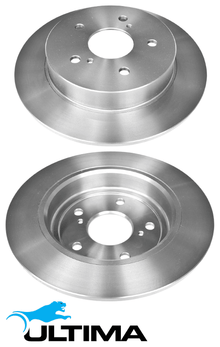 ULTIMA REAR SOLID DISC BRAKE ROTOR SET TO SUIT SUZUKI M15A M16A J20A J20B 1.5L 1.6L 2.0L I4