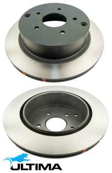 ULTIMA REAR VENTED DISC BRAKE ROTORS TO SUIT HSV CLUBSPORT VT-VZ LS1 LS2 304 5.0 5.7 6.0 V8 OD 315MM