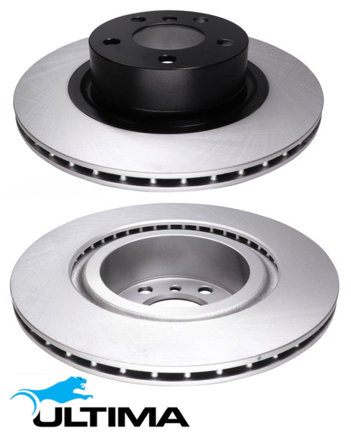 ULTIMA REAR VENTED DISC BRAKE ROTOR SET TO SUIT BMW X SERIES X3 N52B30 3.0L I6 SUITS F25 ONLY