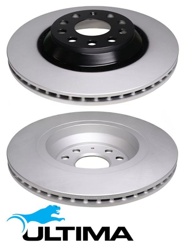 ULTIMA REAR VENTED DISC BRAKE ROTOR SET TO SUIT AUDI BDB BUB 3.2L V6 OD 310MM