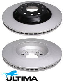 ULTIMA REAR VENTED DISC BRAKE ROTOR SET TO SUIT AUDI CMBA CUKB CRBC CRLB CZPB CPSA CULB 1.4L 2.0L I4