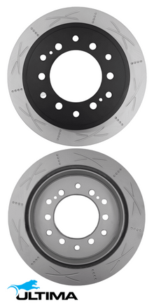 ULTIMA REAR DISC BRAKE ROTOR SET TO SUIT TOYOTA PRADO VZJ90R VZJ95R VZJ120R 5VZ-FE 3.4L V6