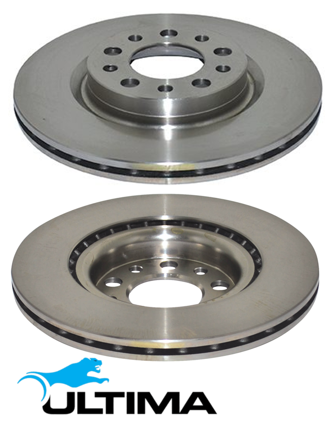 ULTIMA REAR VENTED DISC BRAKE ROTOR SET TO SUIT ALFA ROMEO SPIDER 939A0 3.2L V6 OD 292MM