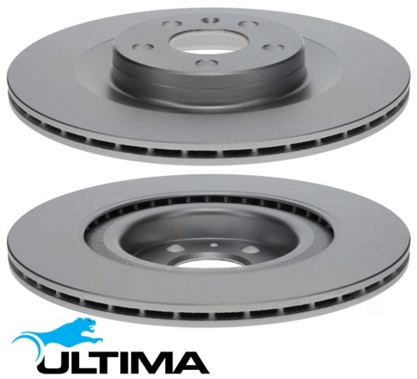 ULTIMA REAR VENTED DISC BRAKE ROTOR SET TO SUIT VOLVO S60 B4204T23 2.0 I4 SUITS 192KW OD 320MM